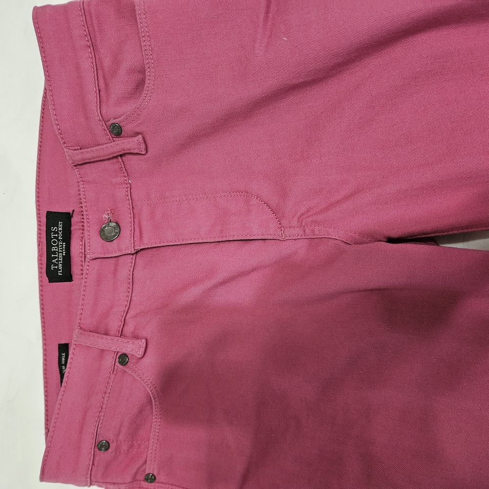Talbots Pink Skinny Jeans Vibrant Denim